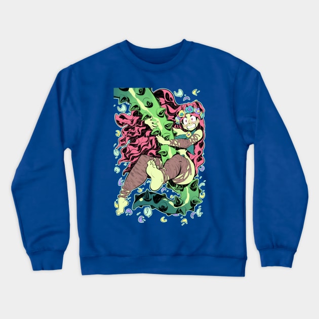 Plant girl Crewneck Sweatshirt by Rafchu